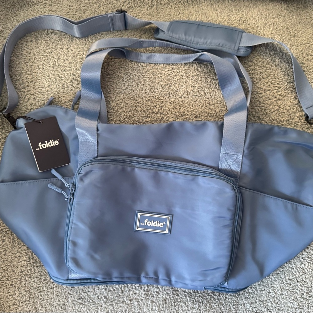 The Foldie travel bag- COASTAL BLUE